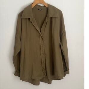 Monrow oversized button down size‎ medium